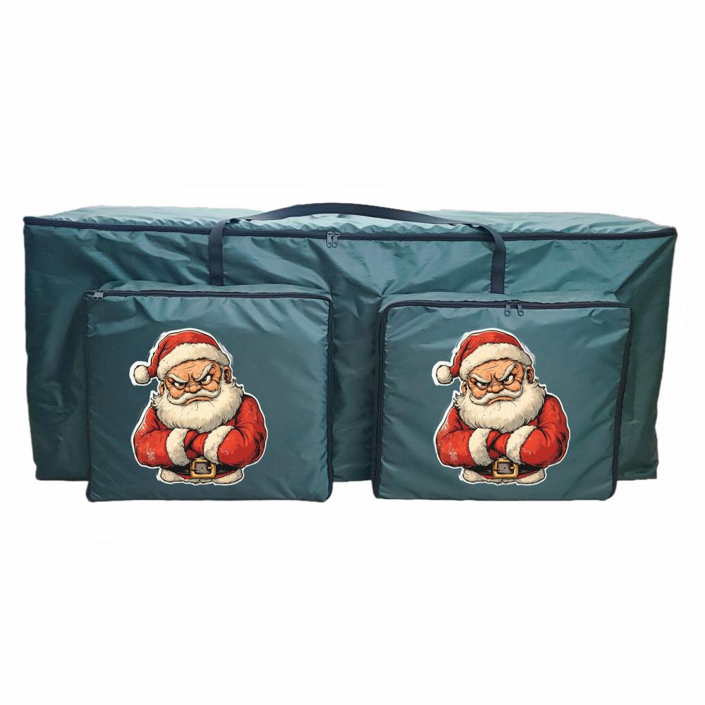 Christmas Tree Storage Bag Foldable Storage Box Oxford Fabric Container Heavy Duty Xmas Home Waterproof&Dustproof with Zipper