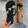 Furry Slippers For Women Ladies Fashion Summer Flip Flops Casual Rhinestone Butterfly Sandals Sandals For Woman