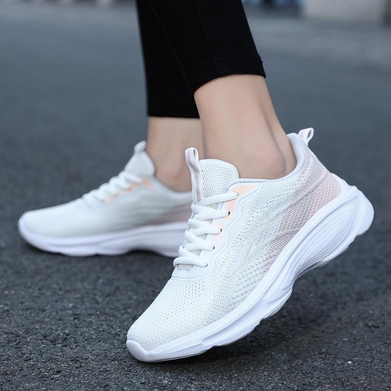 Spring and Autumn New Middle School Student Breathable Mesh Casual Shoes Women's Sports Shoes Fashion Soft Sole Outdoor Travel Shoes Women