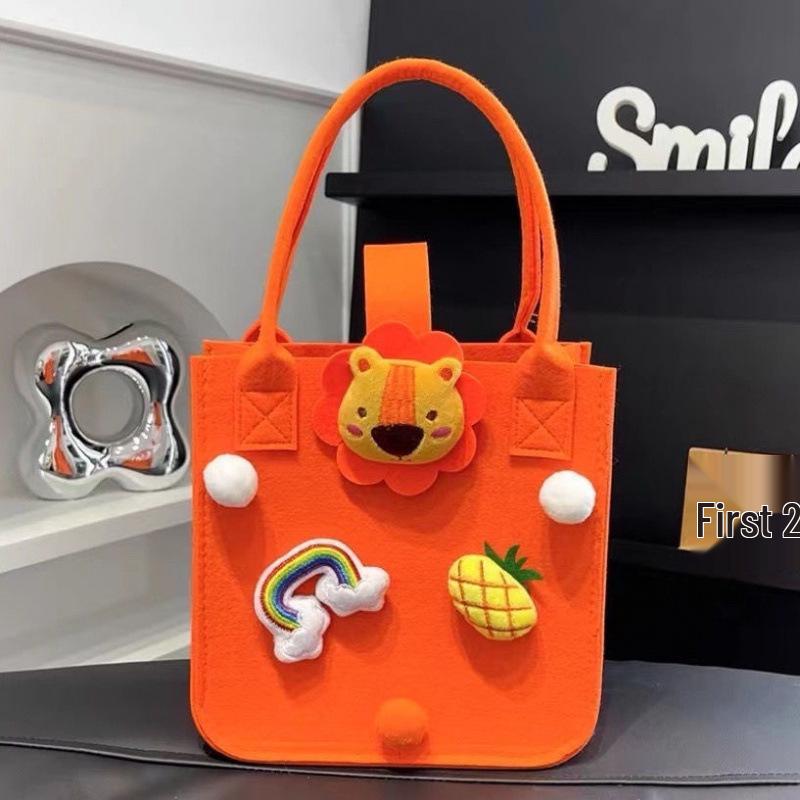 Cute Cartoon Handbag: Perfect Gift & Convenient Shopping Tote for Moms