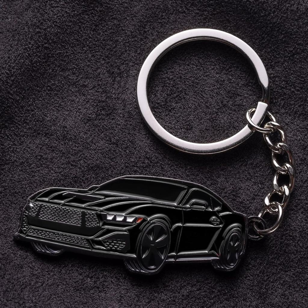 For Mustang Keychain Accessories-Key Chain Key Fob Cover for Ford Mustang GT 2024