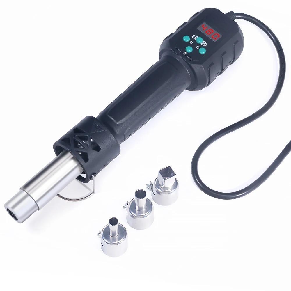 8858IV 700W C/F Temp Micro Hot Air Gun Adjusted Soldering Rework Welding Station LCD Digital Heat Gun BGA IC Solder Tools