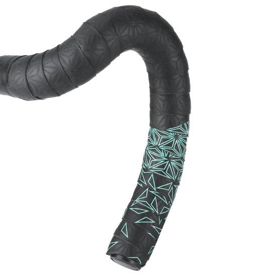 2ks páska na řídítka pro silniční kolo Protiskluzová kompozitní kůže odolná proti nárazům Páska na řídítka se zátkami na konci tyče Antivibrační obal pohlcující pot