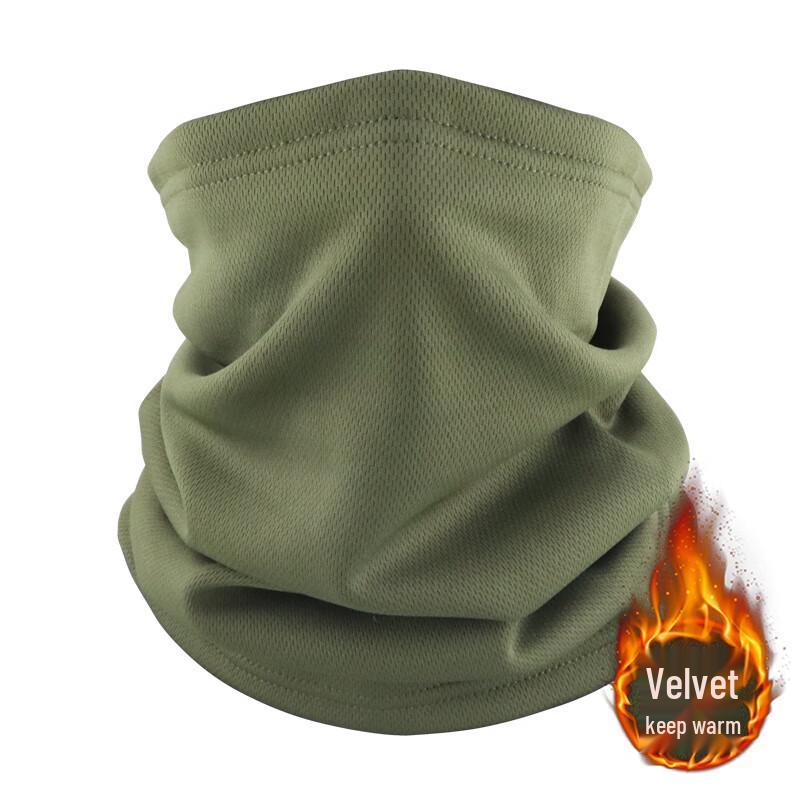 Зимний теплый камуфляжный шарф-труба