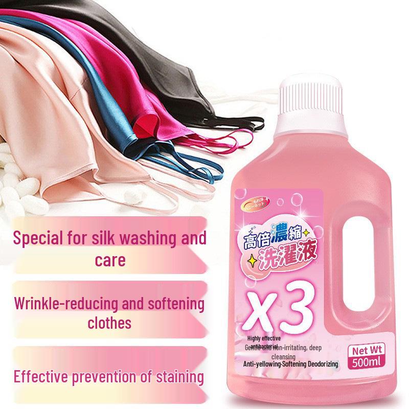 Wool & Cashmere Luxury Silk Fragrance Detergent for Hand-Washable Sweaters & Woolens