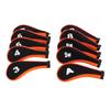 10 Pcs Golf Iron Head Cover Set with Zipper Golf Club Headcovers Fits Most Clubs Protective Golf Head Covers