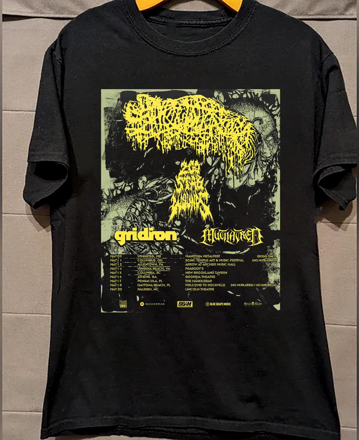 Sanguisugabogg Band Spring Headlining Tour T Shirt Black All Size HH455 S