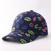 Personalized Printing Lip Print Baseball Cap European and American Fashion Outdoor Leisure Sunshade Cap