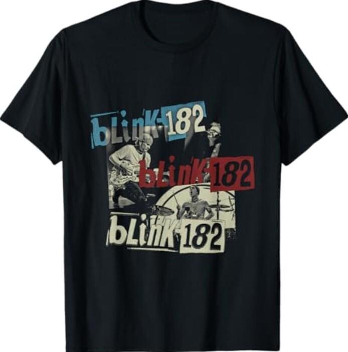 New Official Blink-182 Photo T-Shirt S