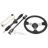 Steering Wheel Tie Rod Rack Go Kart Quad Assembly Set Replacement for 150cc‑250cc Engines