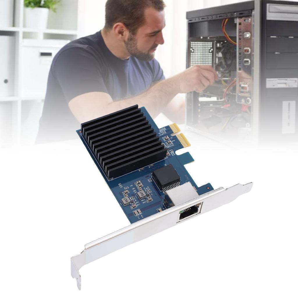 10G PCIe   Card RJ45 Port RTL8127 PCI Express Gen 4 X1 to 10 Gig it Ethernet Adapter for  