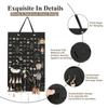 Felt Jewelry Storage Rack Convenient Hanging Organizers Keep Your Accessories Tidy Careful Details Storage Holder