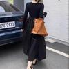 Black Suspender Vest Dress Women's New Summer Niche Design Sense Sleeveless Knitted Hepburn Style Long Skirt