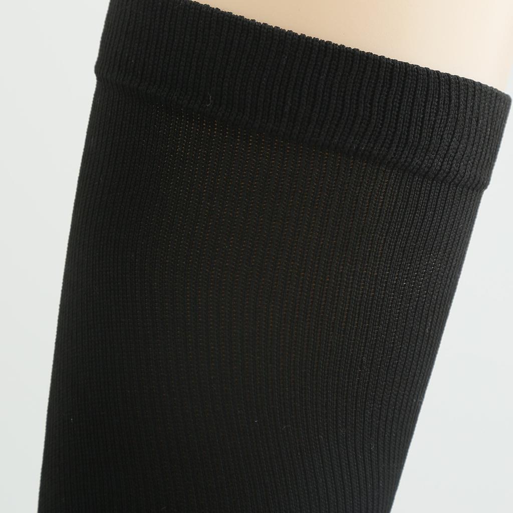 Outdoor Sports Pressure Socks, Black And White Trendy Men'S And Women'S Running Elastic Open-Toe Compression Socks