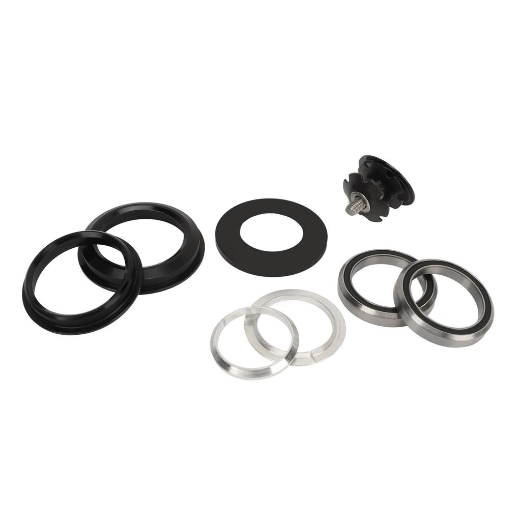 Bicycle Front Fork Bowl Set Aluminium Alloy Waterproof Anodized Bicycle Headset Spacer for 44?50.6mm Tapered Head Tube Frame