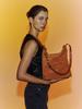 Jaiguru Devaom Bold Chain Bucket Bag_Suede Camel