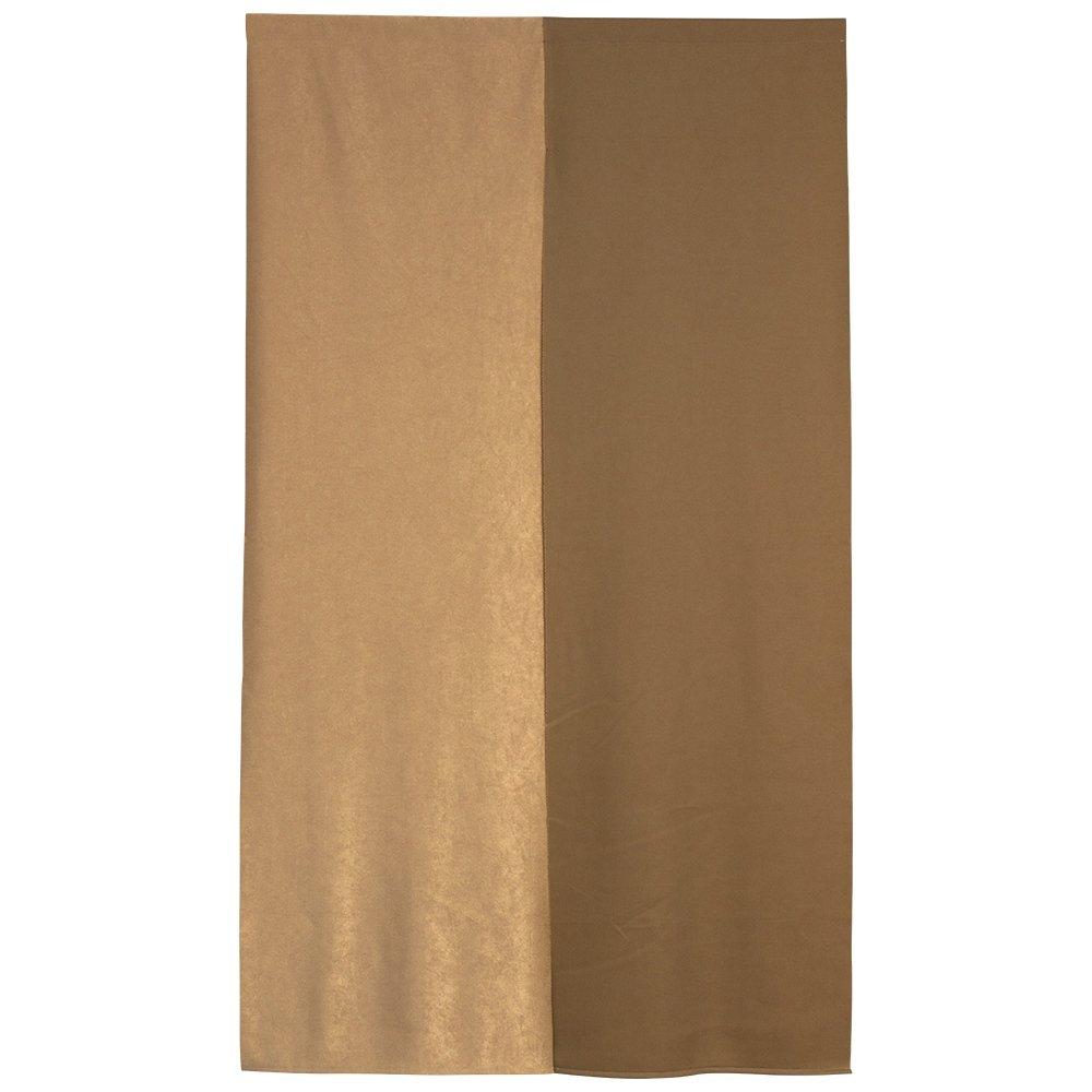 

Arie Noren 85 x 150 Brown Japanese-Made Curtain, Flame-Retardant Two-Tone, cm,