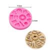 1 Pcs Candy Mold Silicone Chocolate Mold Small Square Candy Molds Silicone Candy Moulds Polymer Clay Molds Biscuit Mould