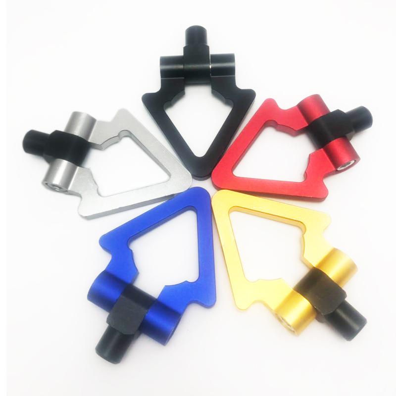 

Гоночная заготовка с ЧПУ, алюминиевая передняя/задняя японская автомобильная буксировочная крюк, комплект для Mitsubishi Lancer EVO, удерживает прицеп для автогонок Blue-Triangle