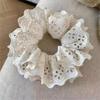 Lace Elegant Double Layered Oversized Headband For Women'S Hair Accessories