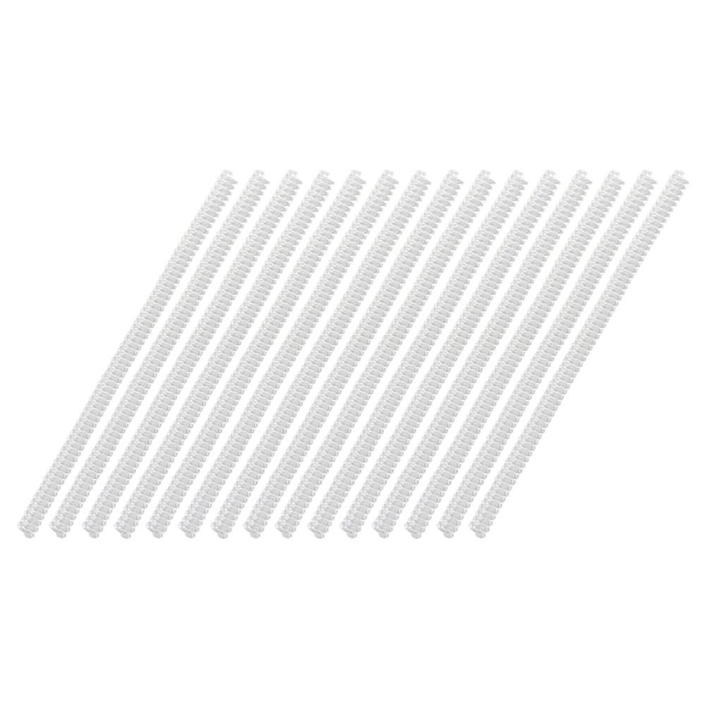 15Pcs Spring Ring Adjusters Transparent Elastic Tighteners for Jewelry Rings Resizing Tool Prevent Slippage Rotation Loss Women