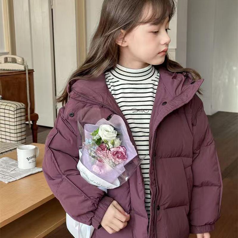 Winter Kids Jacket Duck Down Hooded Coat Girls Waterproof Warm Puffer Clothes Boys Outerwewear