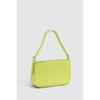 Women's Neon Green Buckle Adjustable Strap Baguette Bag 208