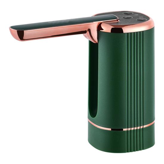 Foldable Water Dispenser Pump with 3 Speed Modes 1200mAh Automatic Water Pump for 5-Gallon Bottles 600ml Timed Dispensing Water Pump