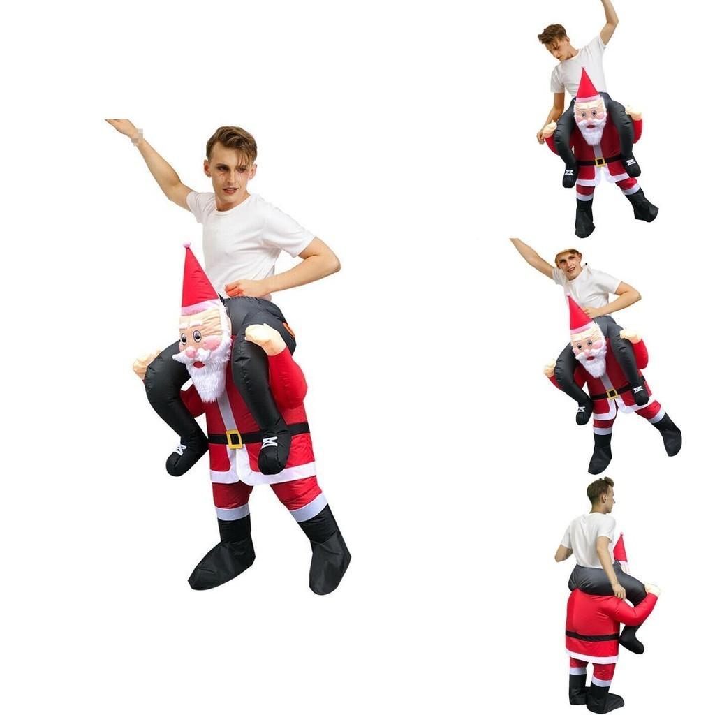Inflatable Costume Christmas Santa Claus Outfit For Adults Perfect For Cosplay Events