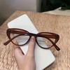 Black Oval Computer Glasses Frame Women Men Anti Blue Light Glasses Ellipse Eyewear Blocking Optical Spectacle Round Eyeglasses