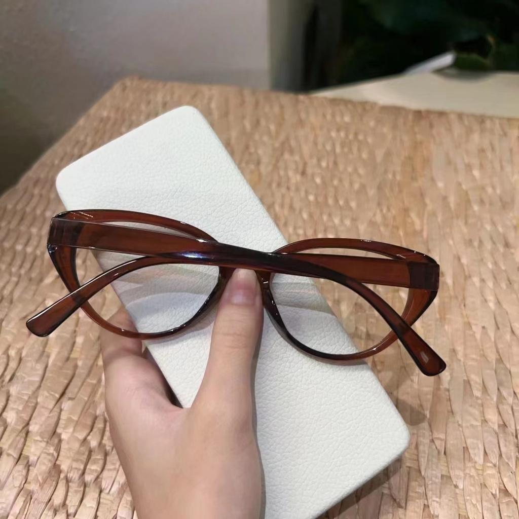 Black Oval Computer Glasses Frame Women Men Anti Blue Light Glasses Ellipse Eyewear Blocking Optical Spectacle Round Eyeglasses