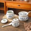 Hand-Painted Ceramic Kitchen Storage Jar