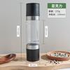 Stainless Steel Dual-Chamber Grinder Manual Reversible Pepper Salt Mill Household Multifunctional Seasoning Grinder 2Pcs