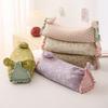 Pure Cotton Double-layered Yarn Rabbit-shaped Pillowcase Invisible Zipper for Living Room Bed Headrests Pillow Protector