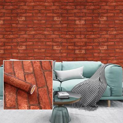 1 role tapety na renovaci obývacího pokoje samolepicí tapeta DIY 3D samolepka na zeď kuchyňská cihlová tapeta starožitná 0,45x10m