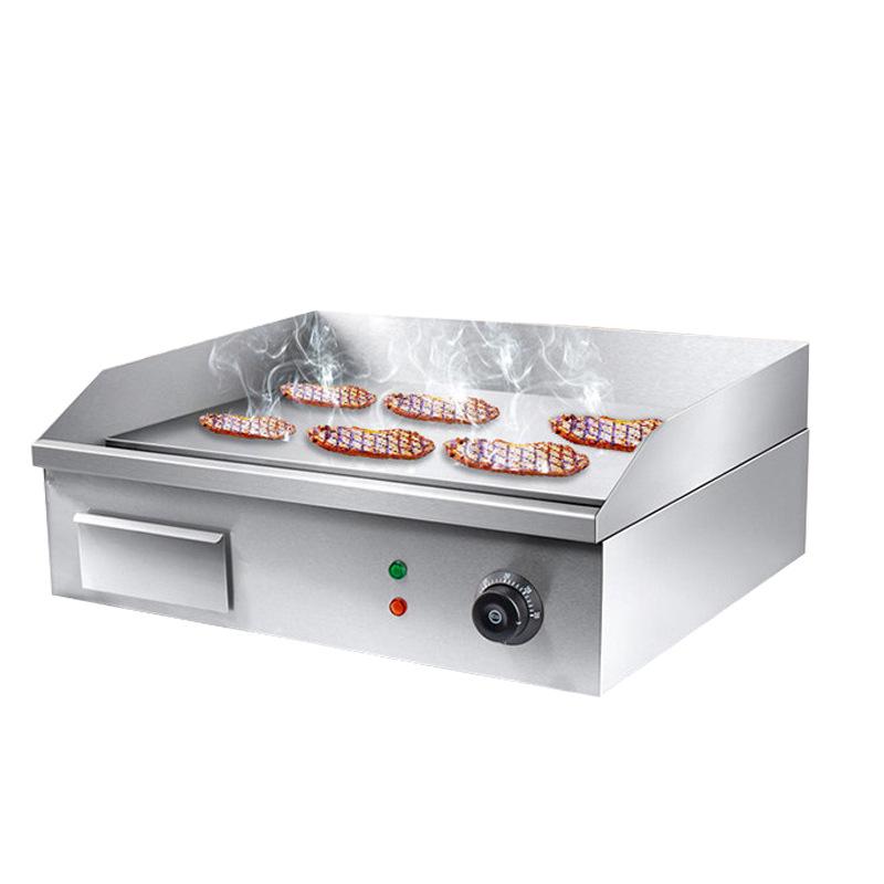 Electric Griddle Teppanyaki Tabletop Pancake & Steak Grill Machine
