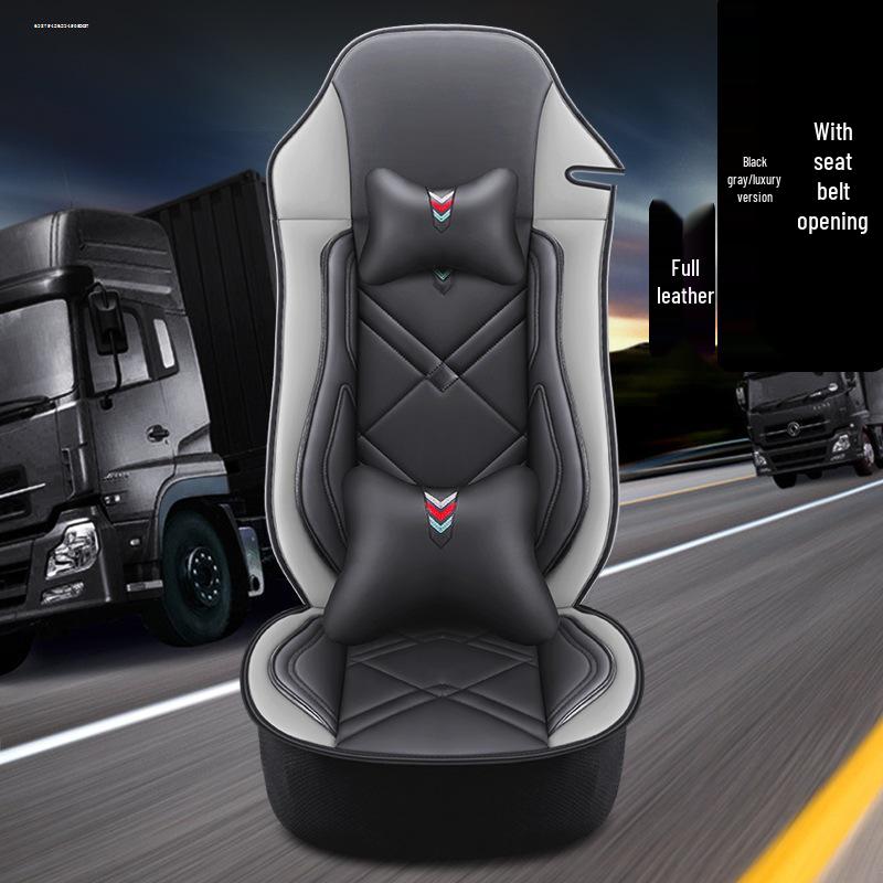 Delong M3000 All-Season Leather Seat Cover for Truck (Main Driver)