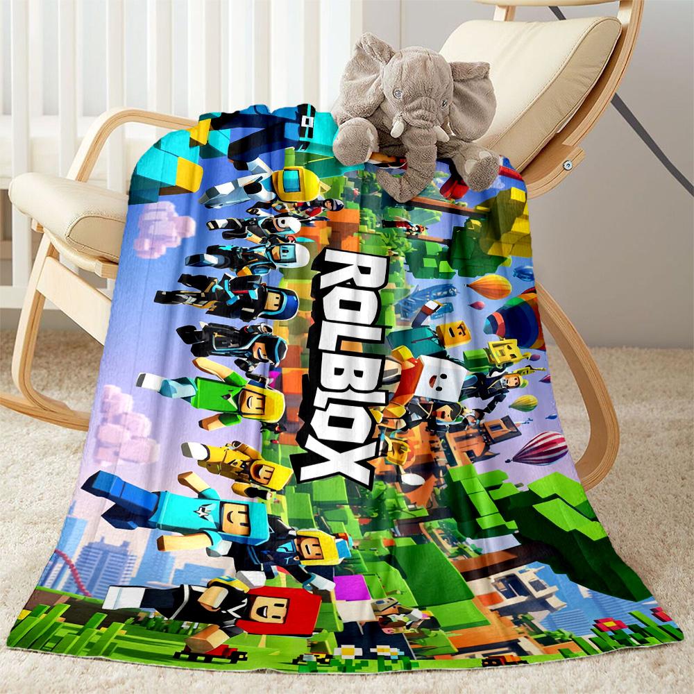Roblox 185 Blanket Comfortable Perfect for Bed Office Chair Couch All-Season Use Modern Perfect Gift for Relatives and Friends