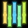 Świecący Silikonowy Pasek Do Apple Watch Band Ultra2 Sport Loop Bransoleta Do Iwatch10 9 8 7 6 5 4 Se 49/46/45/41/42/44/42/40/38mm
