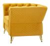 Armchair Emy Mustard With Cushion Cm 104X83X76