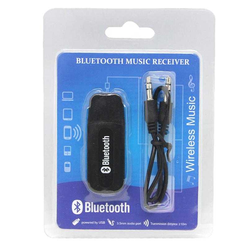 

Usb Wireless Bluetooth-Compatible Audio Receiver Transmitter Adapter Home Speaker Transmitter 3.5Mm Jack For Tv Pc Car Kit Adapter чорний