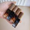 5ml Transparent Glass Perfume Spray Bottle Sample Glass Vials Cosmetics Portable Mini Perfume Atomizer Wooden Cap Refillable