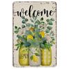 D Flat cm X cm (in X in) D Flat Effect Beer Always Tastes Better in The Garage Funny Beer Can Signs Home Deco