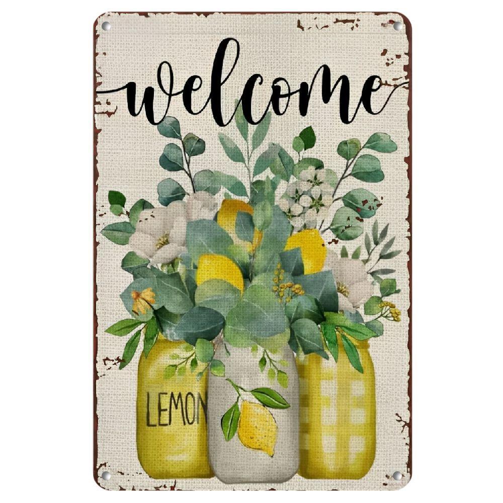 

D Flat cm X cm (in X in) D Flat Effect Beer Always Tastes Better in The Garage Funny Beer Can Signs Home Deco 20x30cm（7.8x11.8inch）