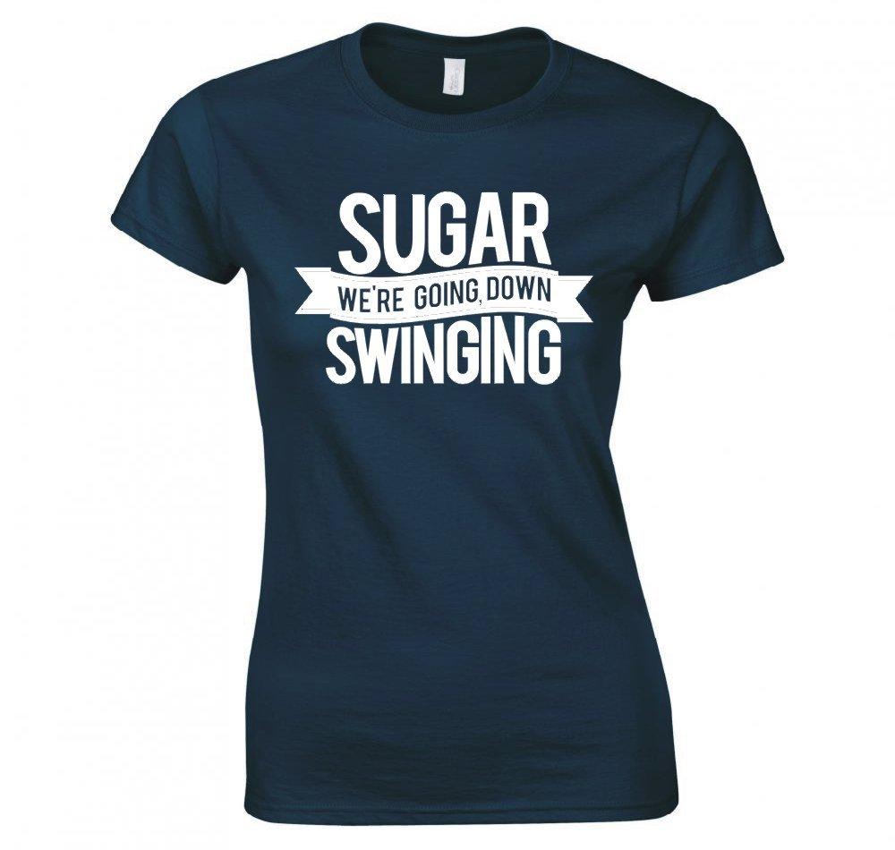Fall Out Boy Sugar Were Going Down Swinging Ladies TShirt New S