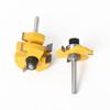Set de 2 bucăți 6 mm 1/4 inch 8 mm cu tijă pentru freza cu lambă și canelura - Stoc mare de până la 1-1/4 inch Freză pentru prelucrarea lemnului Dispozitiv de tăiere pentru unelte pentru prelucrarea lemnului