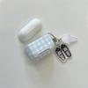 Korean Blue Plaid AirpodsPro1 Earphone Case for Apple 1/1/1/1st Generation Wireless Bluetooth Case