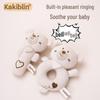 Organic Cotton Baby Rattle & Teether Set