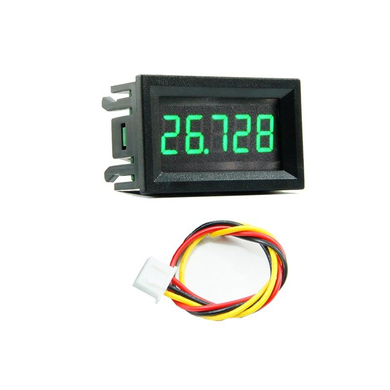 DC Digital Voltmeter with 5 Digit LED Display 0 33V and Three Wire Connection for Voltage Measurement and Testing