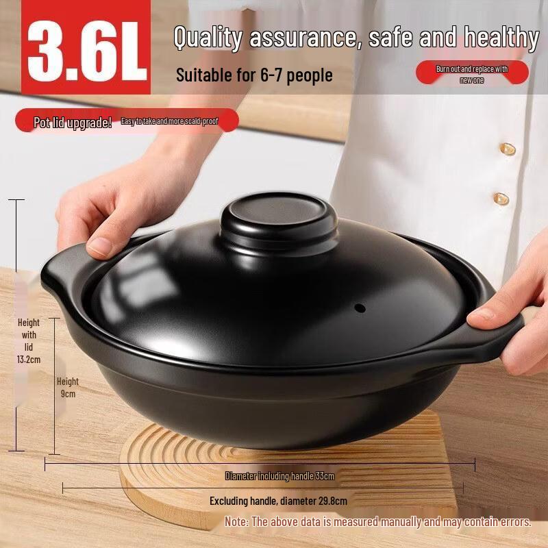

HANDUNYOU High-Temperature Ceramic Casserole with Lid